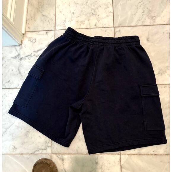 Adidas Men's Essentials French Terry Cargo Shorts-Navy Size XL - Picture 6 of 7